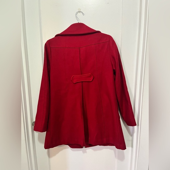 Fever Red Wool Coat – Size S/M (US 6 / UK 10) - Picture 3 of 5